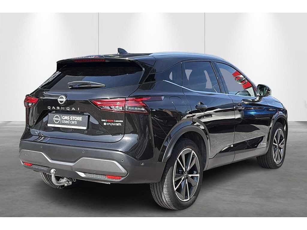 Nissan Qashqai Hybride-Aut-Trekhaak-carplay-Pano-360cam e-POWER + Design & Cold Pack
